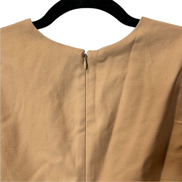 NWT EVERLANE The Structured Jumpsuit Toasted Coconut Tan Camel Size 4 - Picture 11 of 12